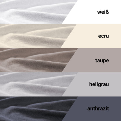 Traumhaft gut schlafen Jersey-Elasthan Spannbetttuch, verschiedene Farben und Größen