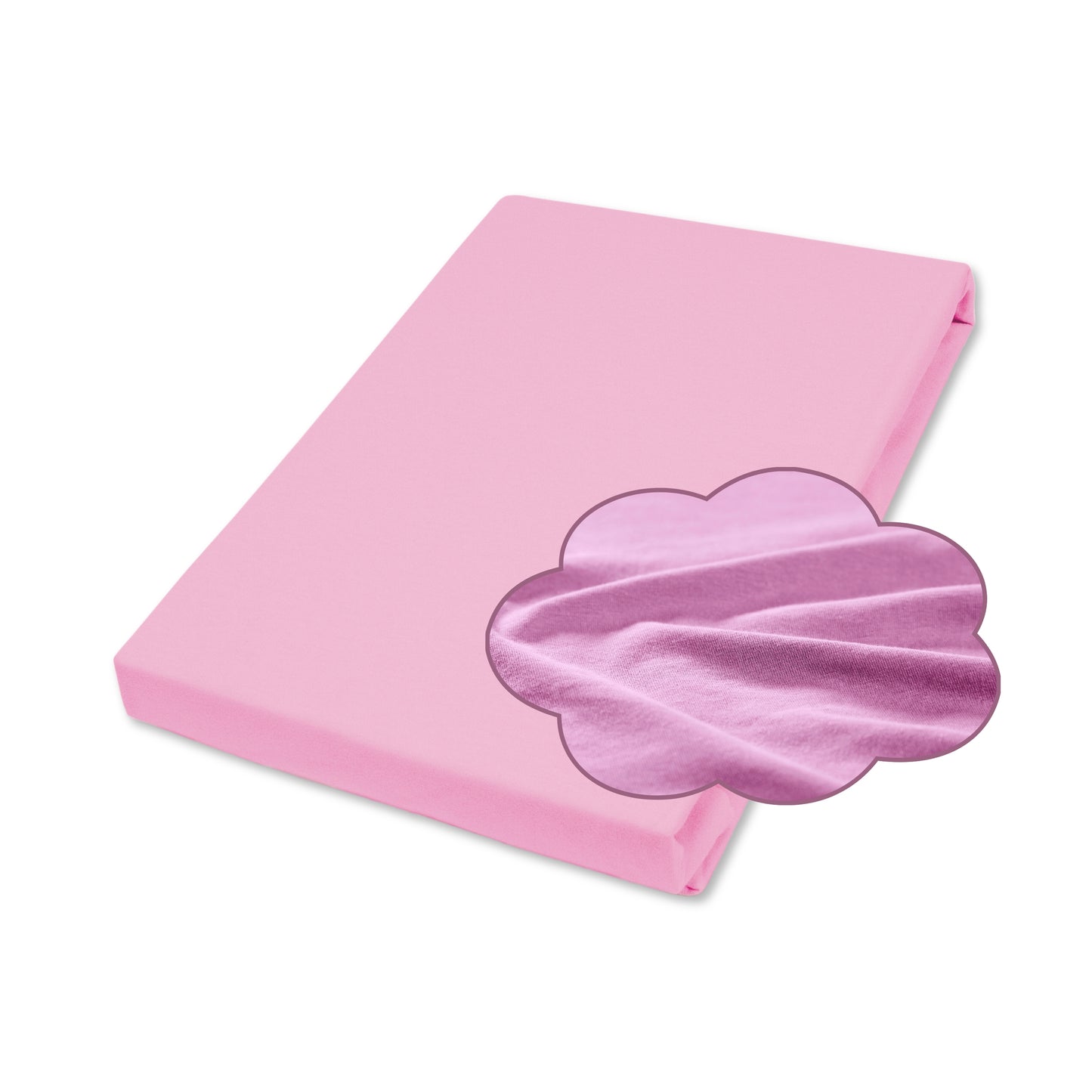 Traumhaft gut schlafen Spannbetttuch für Kinder, 100% Baumwolle, 70x140 cm, versch. Farben