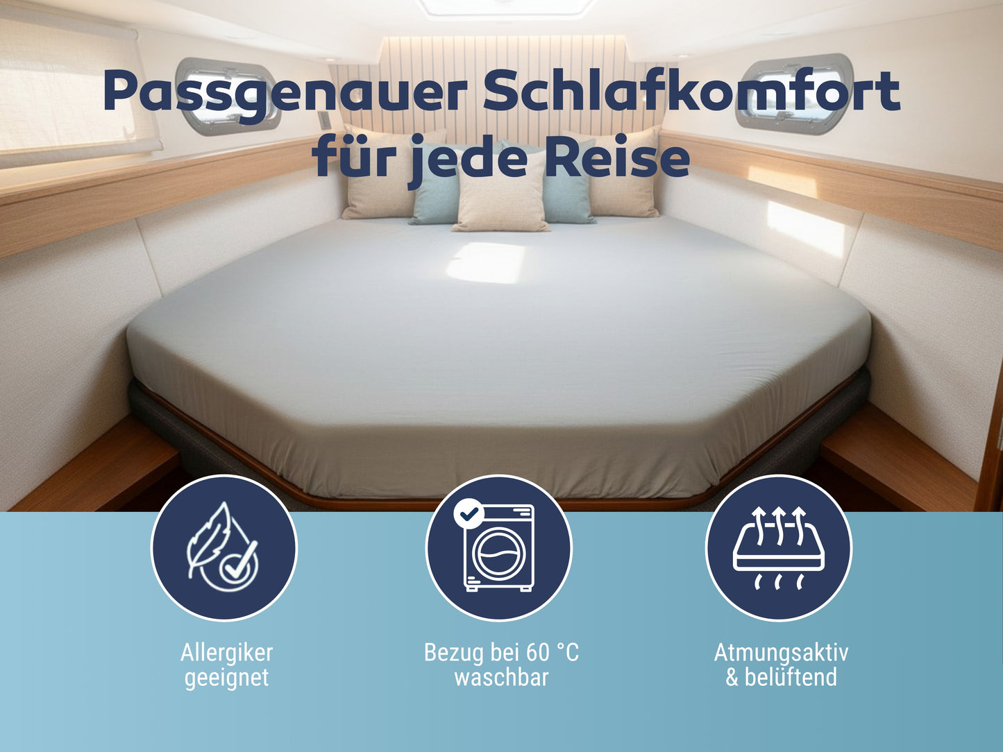 Matratzen nach Maß mit zwei Eckausschnitten