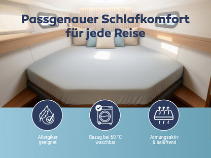 Matratzen nach Maß mit zwei Eckausschnitten
