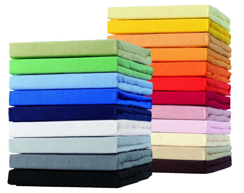 Schlafgut Jersey-Elasthan Spannbetttuch für Matratzen / Wasserbetten bis 220cm und 25 cm Höhe