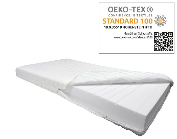 OrthoMatra KSP-1000 Kaltschaummatratze - Das Original - 9 Zonen, 16 cm, Oeko- Tex zertifiziert was-sagt-das-oeko-tex-siegel-aus
