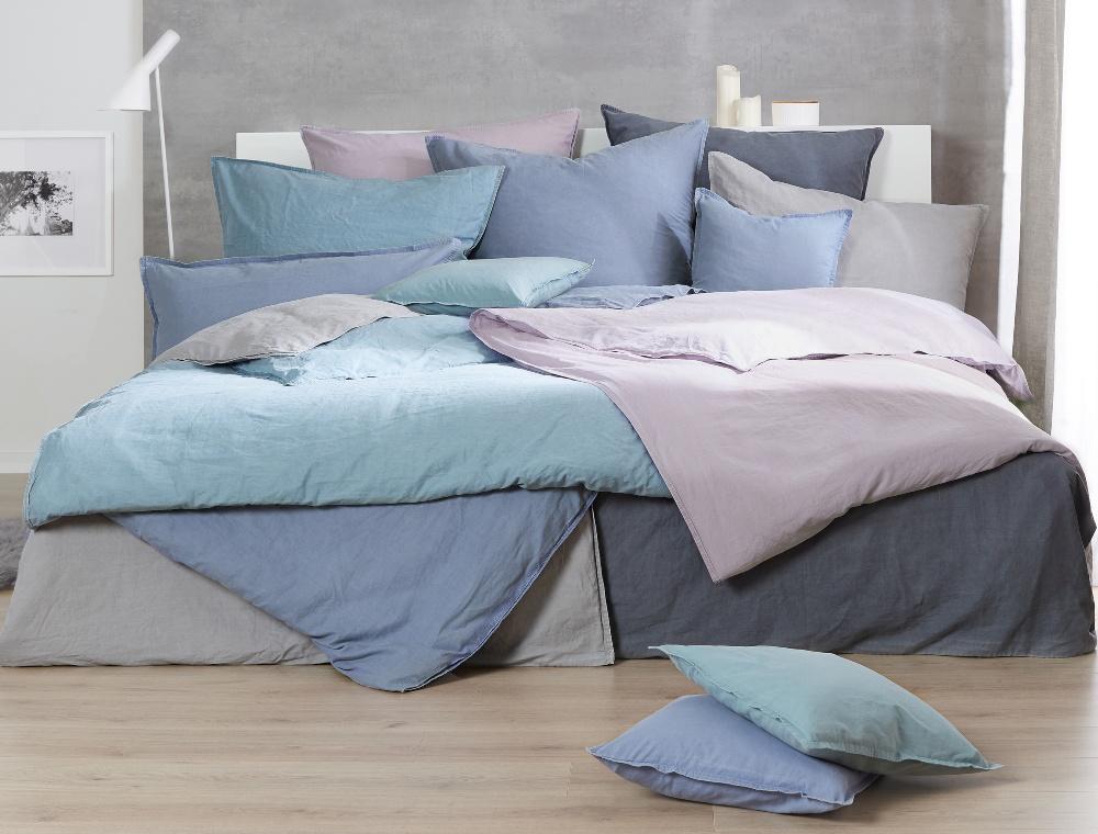 Traumhaft gut schlafen Stone-Washed-Bettwäsche aus 100% Baumwolle, in versch. Farben und Größen