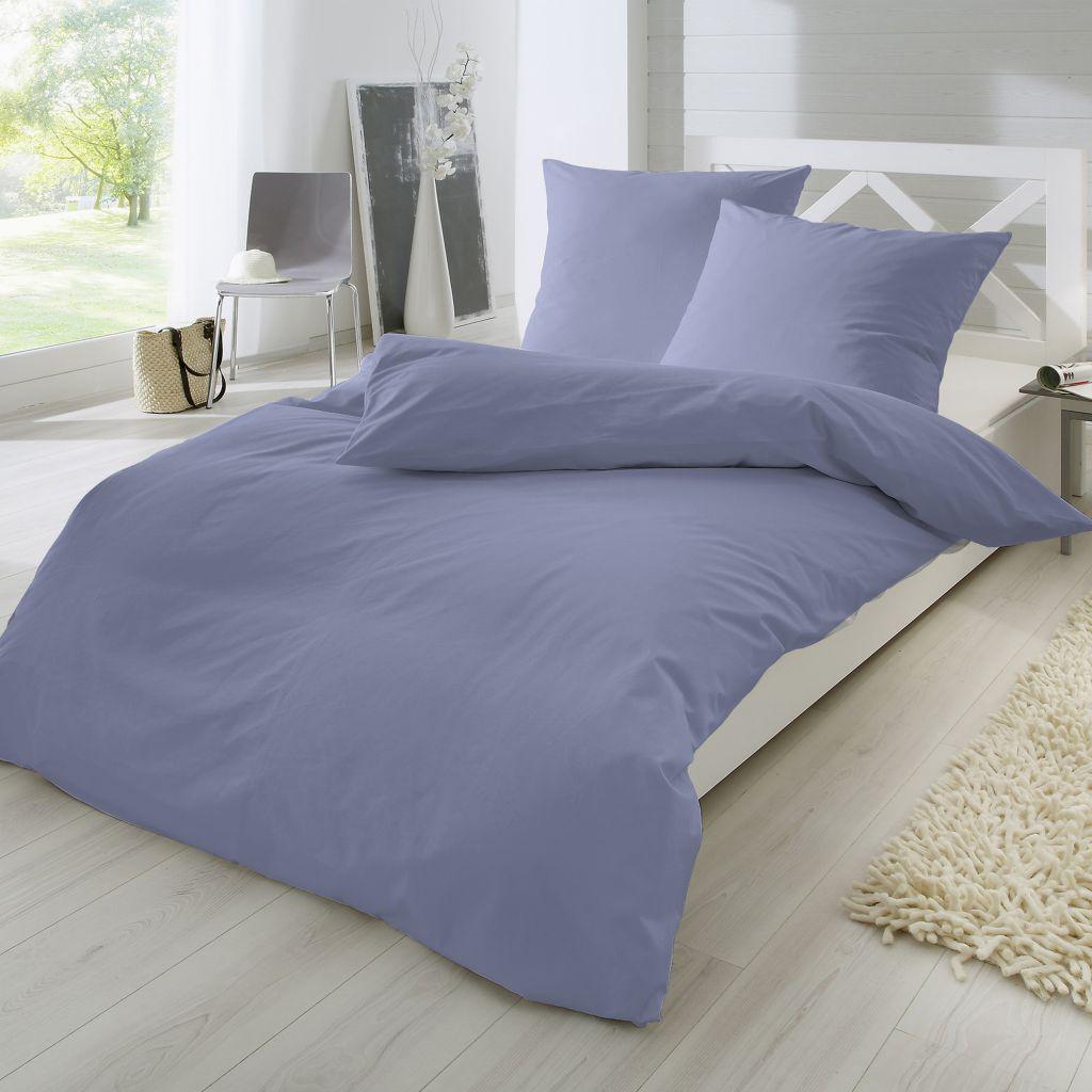 Traumhaft gut schlafen Perkal-Bettwäsche 2-teilig, Uni-Farben, in versch. Farben und Größen